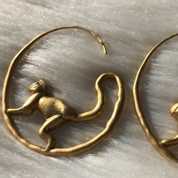 tory burch monkey earrings